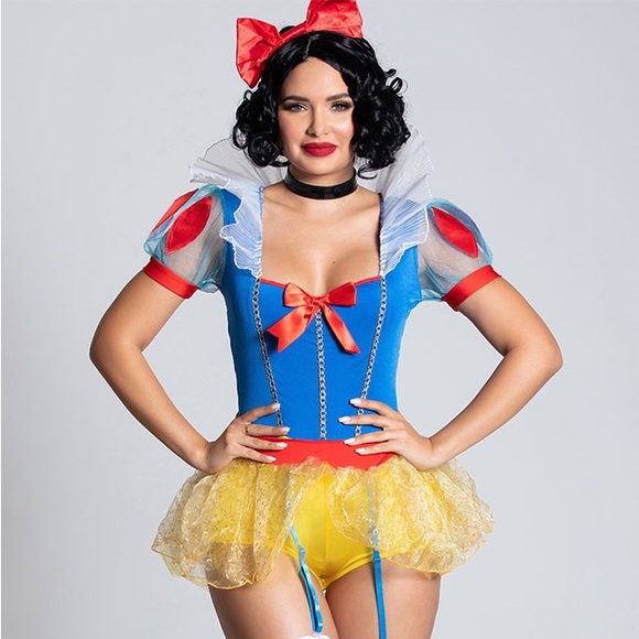 Miss Snow Costume (Snow White Costume) Small - Picture 1 of 11